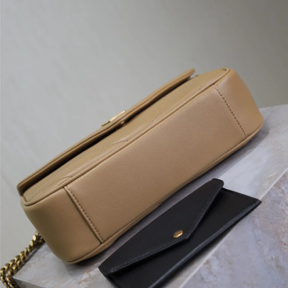 SAINT LAURENT LOULOU SMALL MATELASSÉ LAMBSKIN BAG